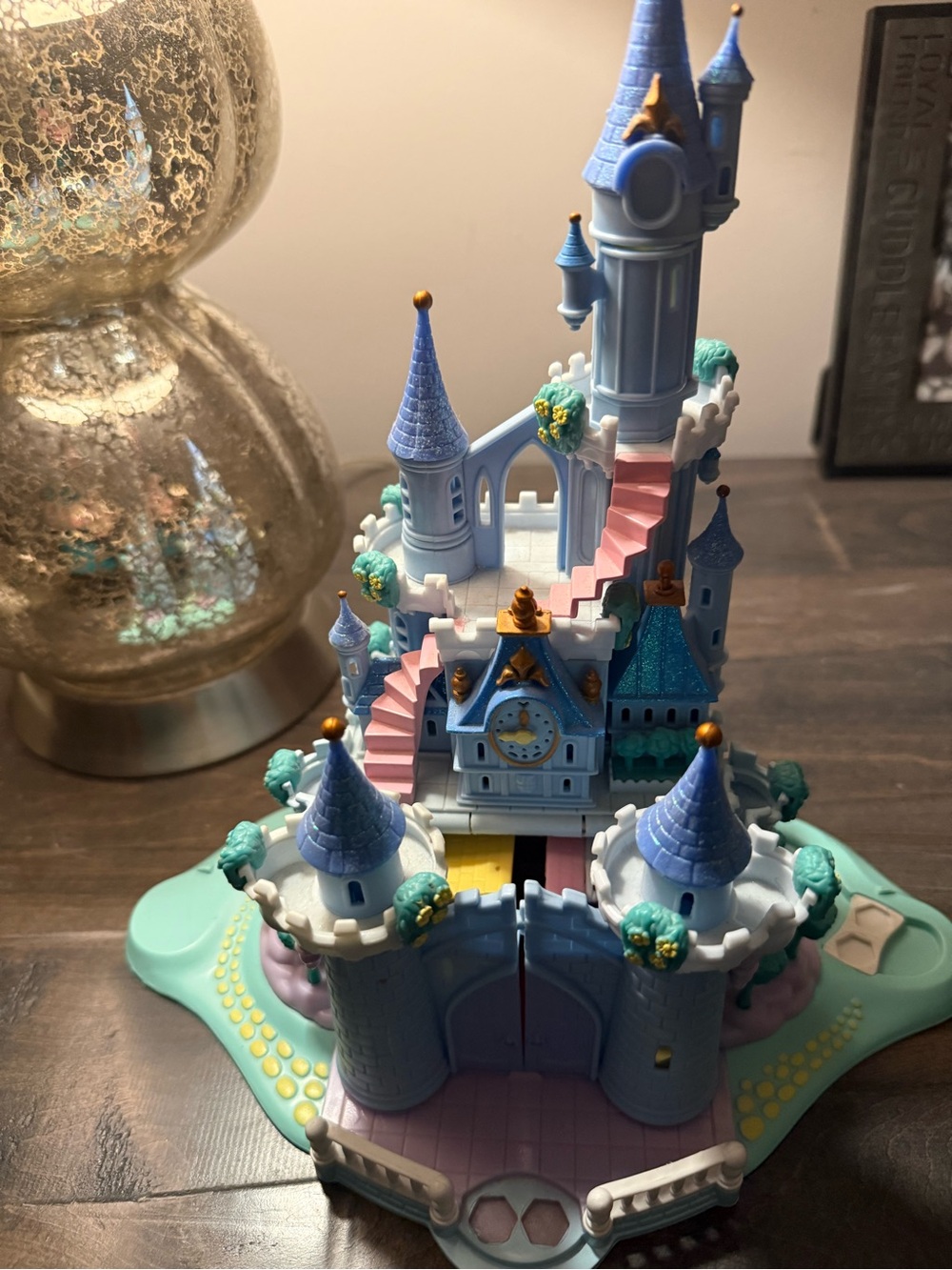 Polly pocket vintage  Blue & Pink Princess Castle Playset for Imaginative Play